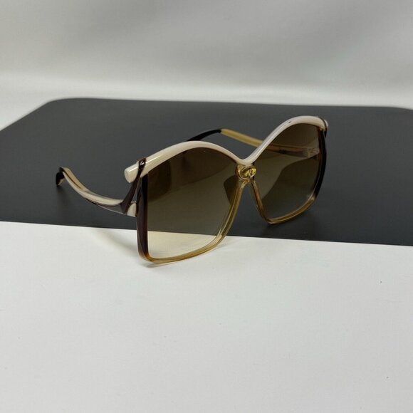 Vintage John Weitz Butterfly Sunglasses Made In France Scratched Lenses main image 8